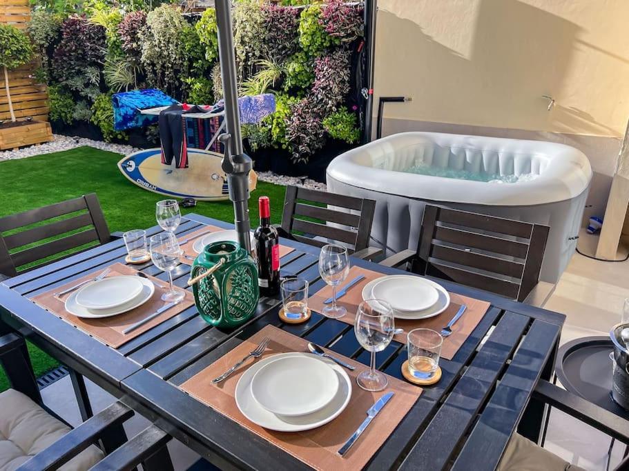 Relaxing Garden Los Cristianos Con Jacuzzi Y Barbacoa Arona  Eksteriør billede